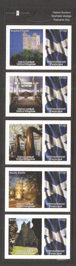 (image for) UK0038 Historic Scotland Universal Mail Stamps Dated: 24/11